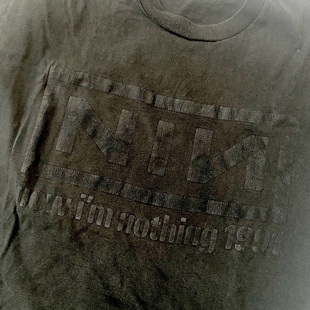Nine Inch Nails NIN Now I’m Nothing 1991 Vintage Tee